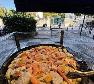 Paëlla maison à déguster sur place ou à emporter, Poissonnerie Moser - Saveurs de l Océan à Sceaux (92)