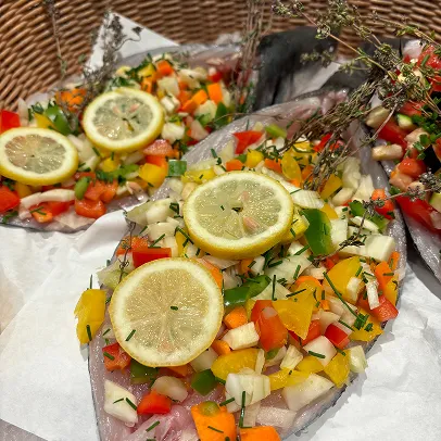 Salade composée de crudités - Traiteur Poissonnerie Moser Saveurs de l Océan (92)