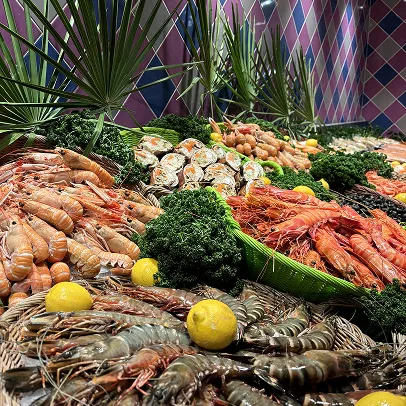 Crevettes, langoustines, gambas à la Poissonnerie Moser - Saveurs de l Océan à Sceaux (92)