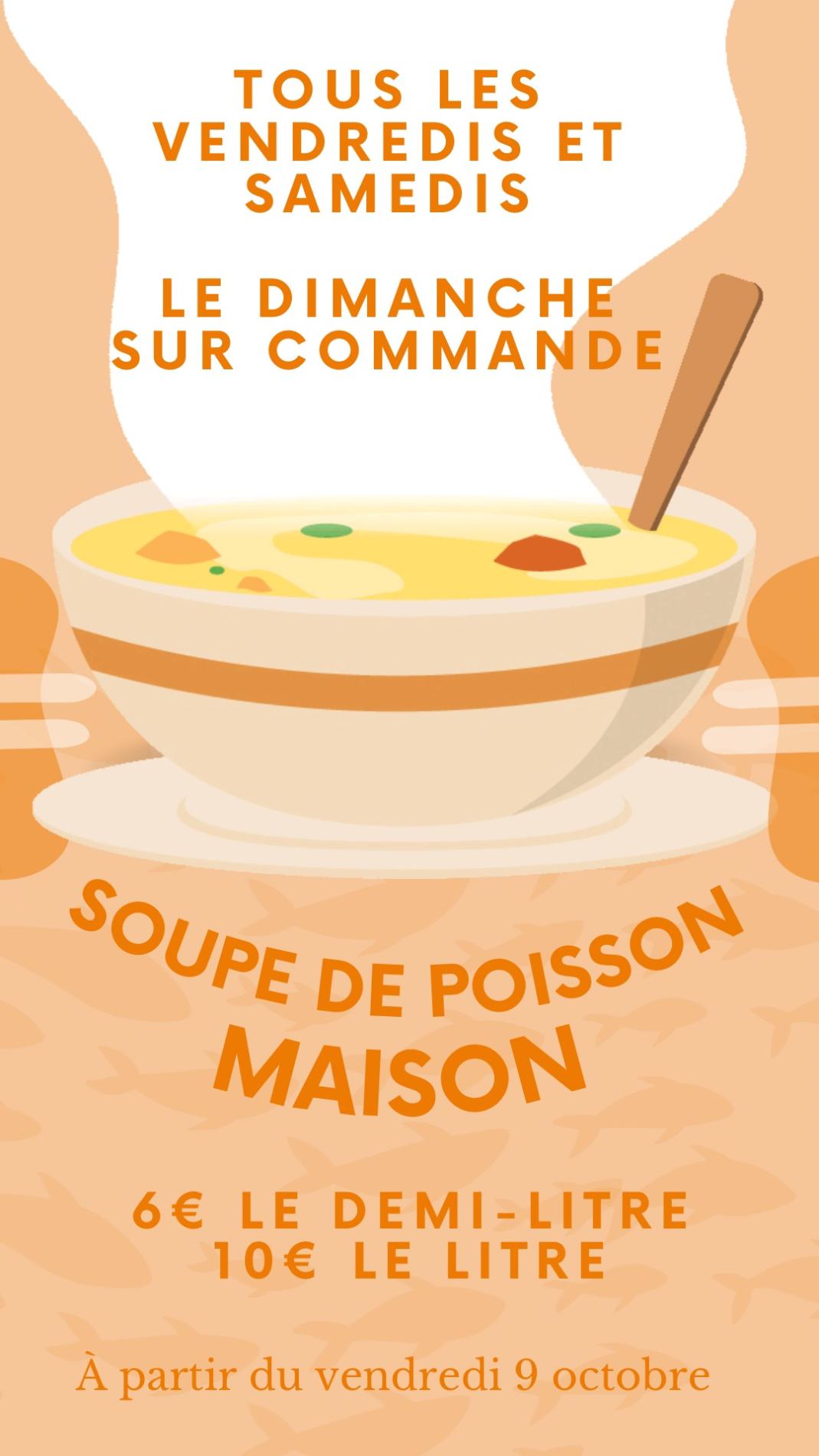 Notre soupe de poisson revient vendredi&hellip;
