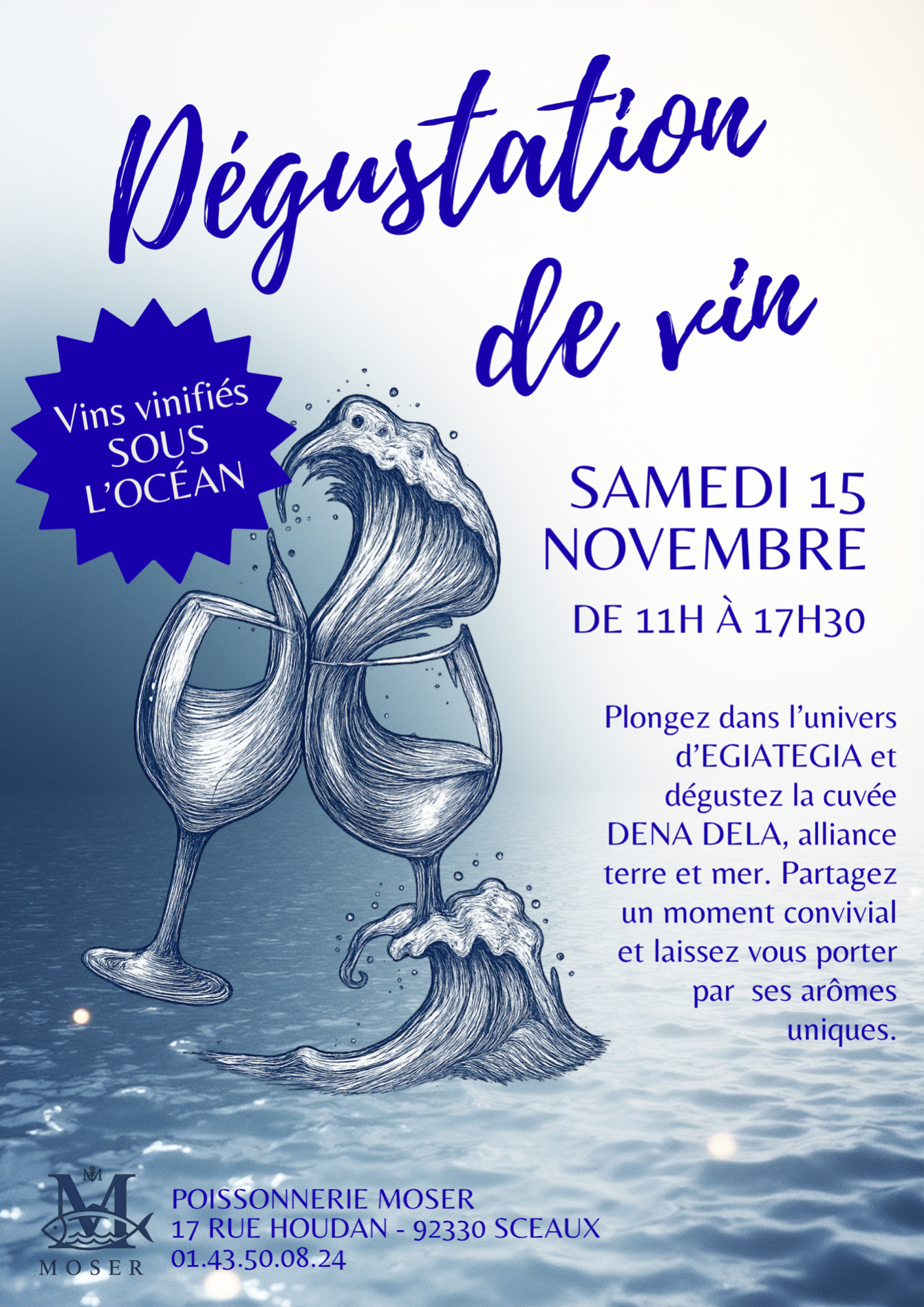 D&eacute;gustation de vins vinifi&eacute;s sous l'oc&eacute;an !