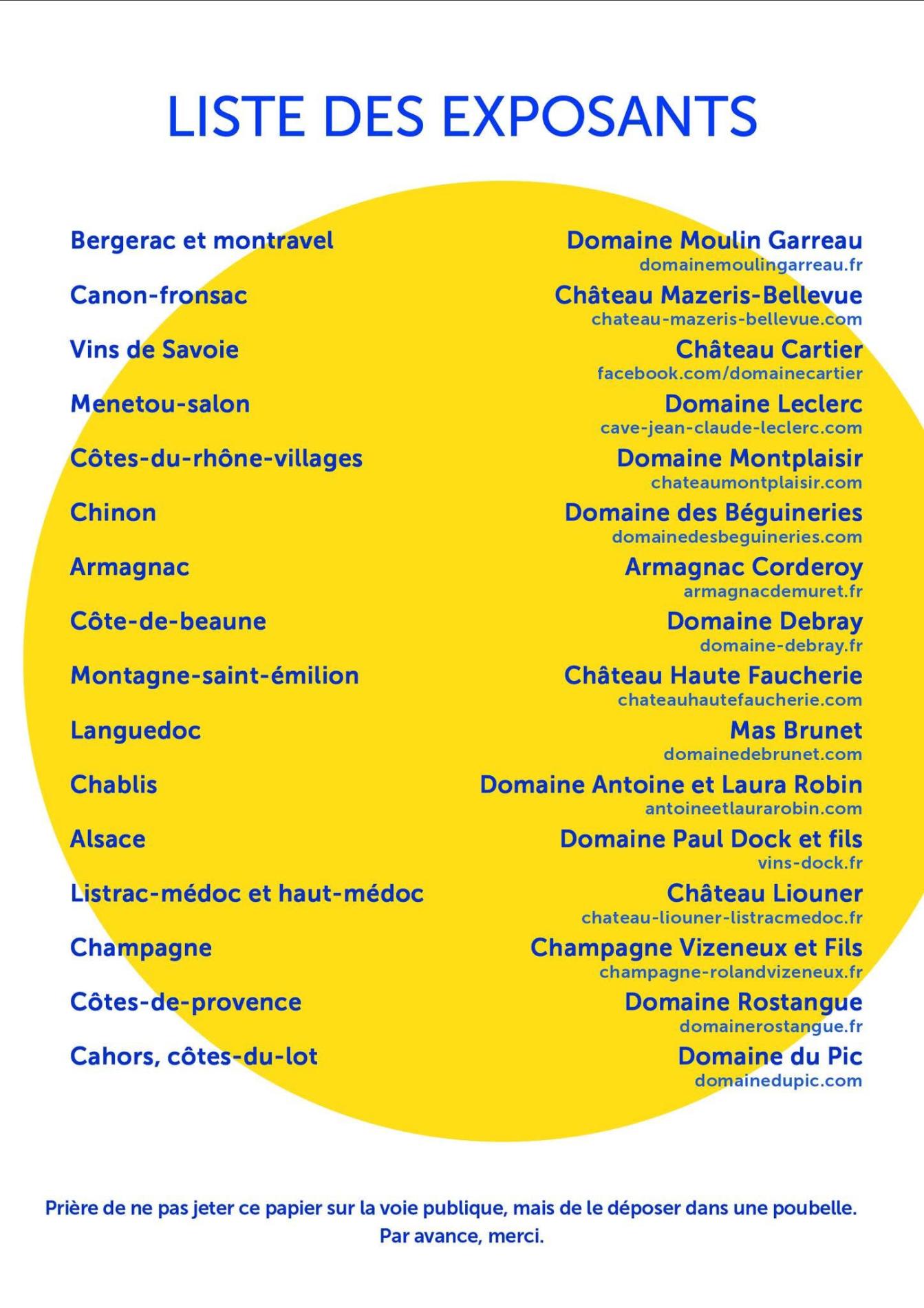 Salon des Vins et HUITRES