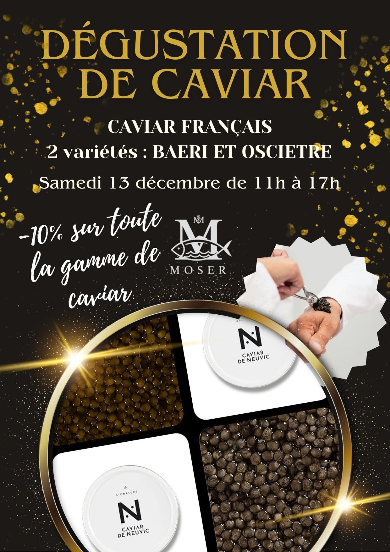 D&eacute;gustation de caviar et promotion !