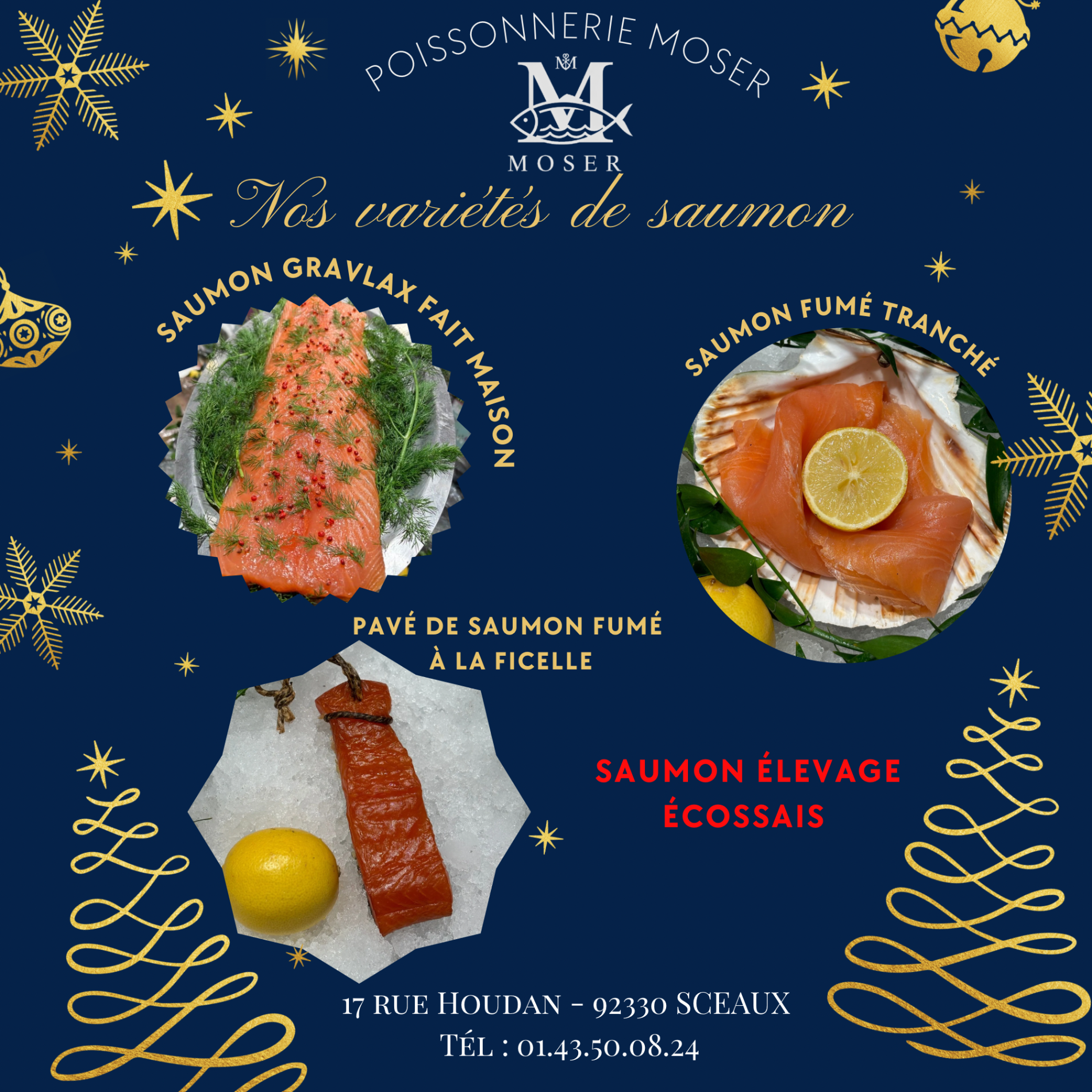 Nos diff&eacute;rents saumons fum&eacute;s&hellip;