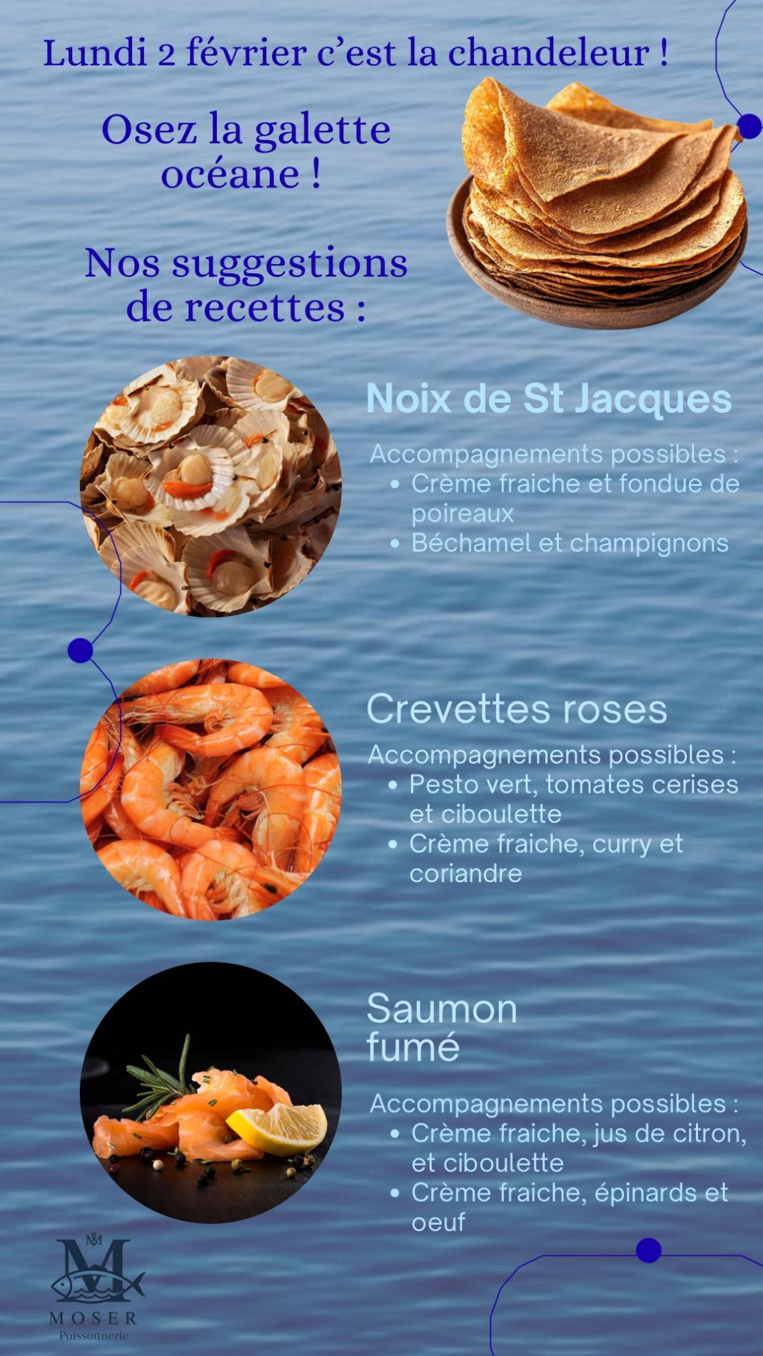 F&ecirc;tez la chandeleur avec des galettes oc&eacute;anes !