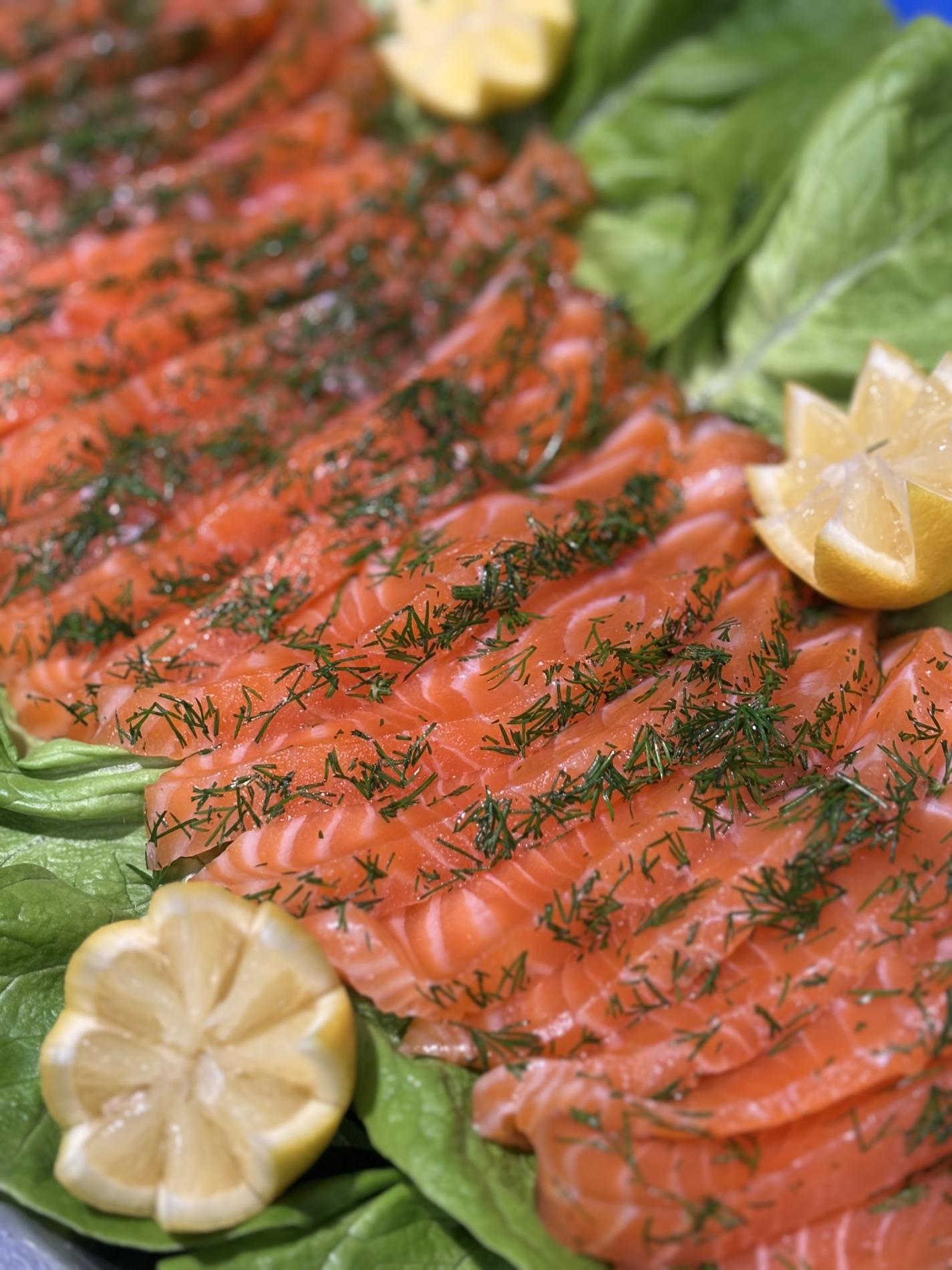 Nos plateaux de crevettes et gravlax