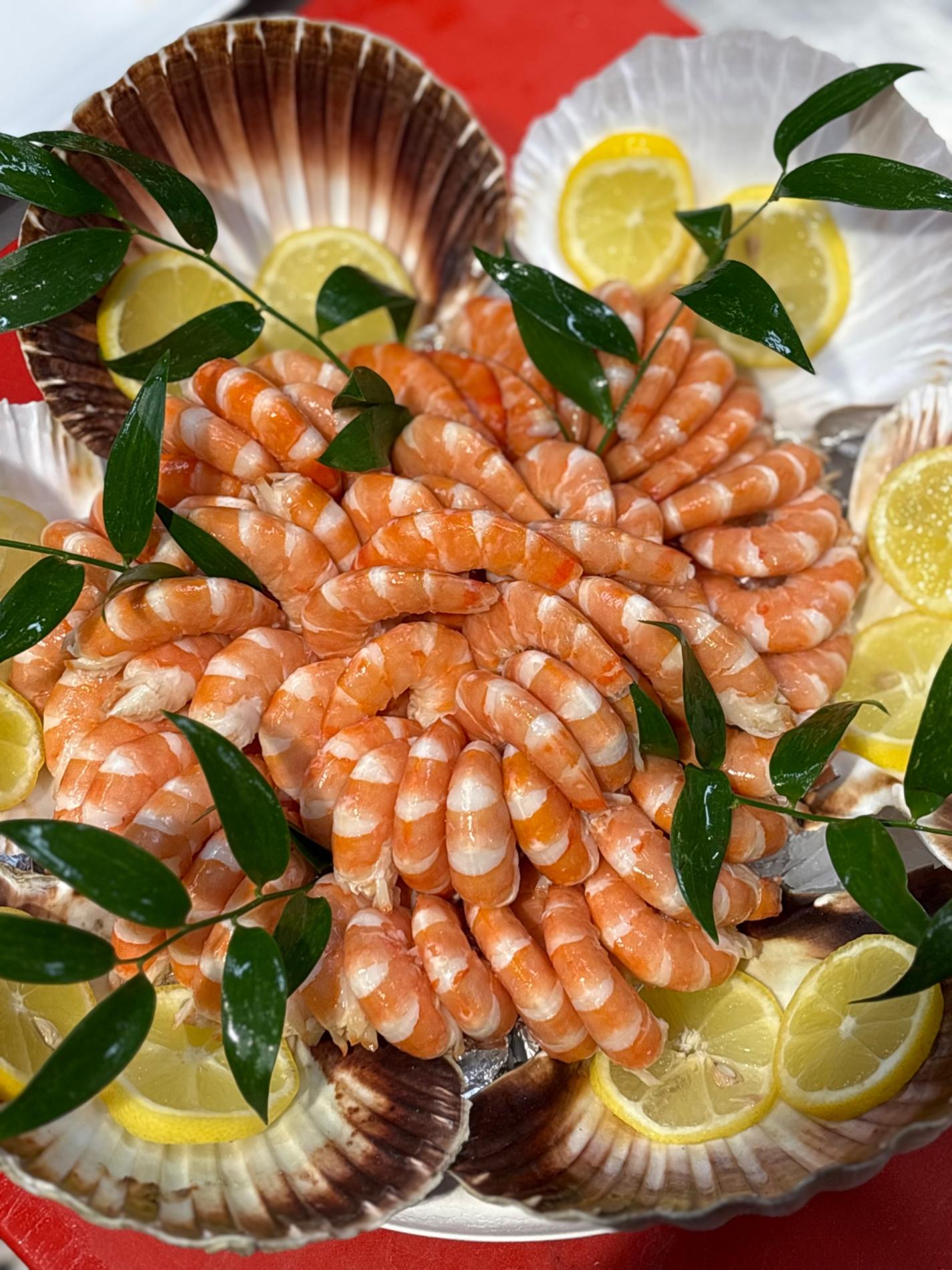 Nos plateaux de crevettes et gravlax