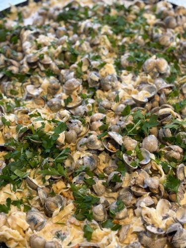 03 et 04/04 : Tagliatelles aux coques et à la persillade