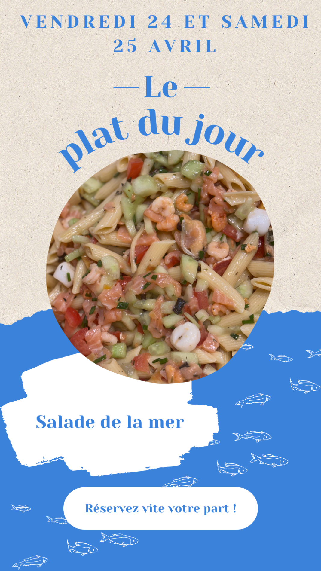 17 et 18/04 : Salade de la mer