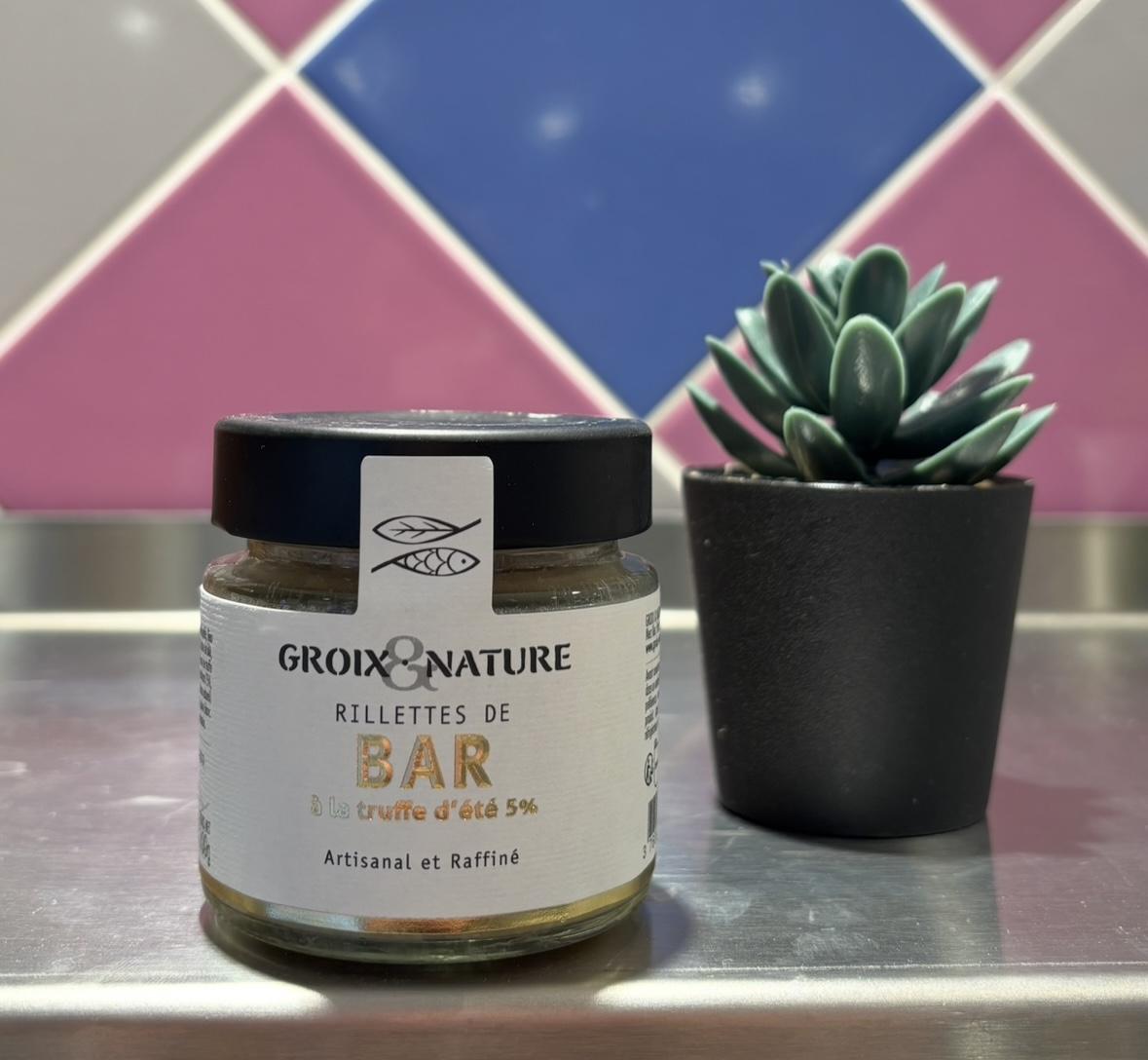 Rillettes de bar à la truffe d’été