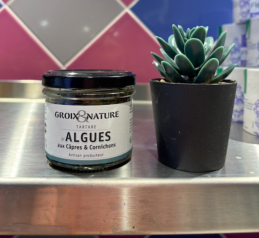 Tartare d'algues aux câpres et cornichons