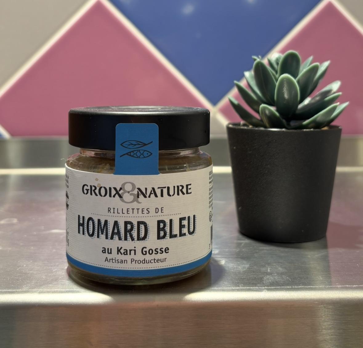 Rillettes de homard bleu au kari gosse